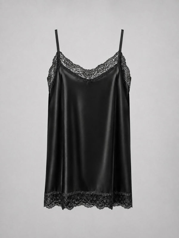 CANOTTA BRETELLE SATIN