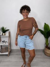Basic RIBBED T-SHIRT