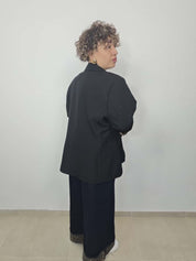 BLAZER MANICA ANIMALIER