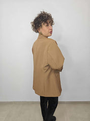 BLAZER MANICA ANIMALIER