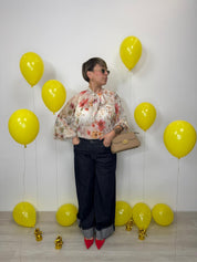 CAMICIA VELO FLOWERS