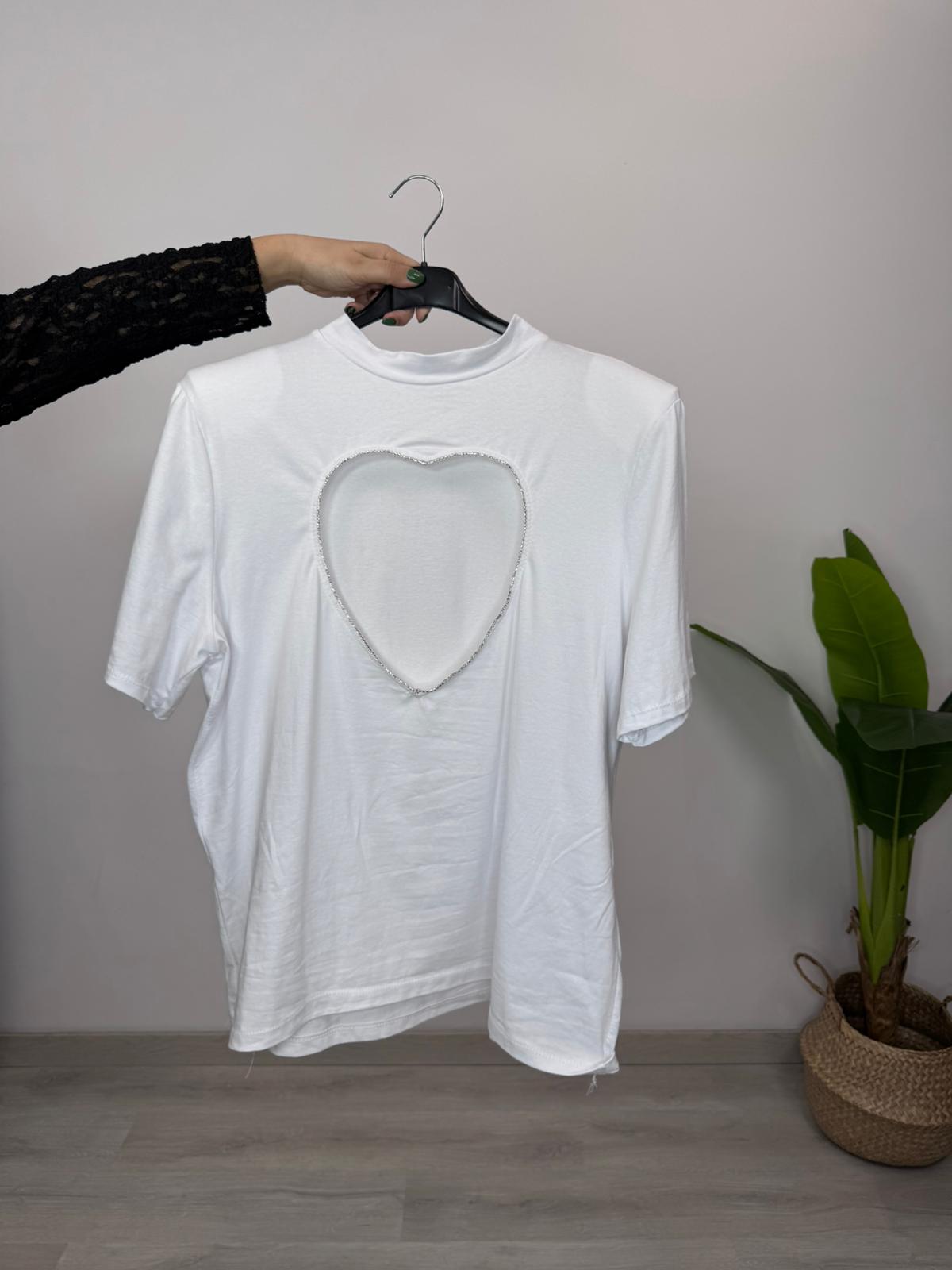 T-SHIRT HOLE-HEART