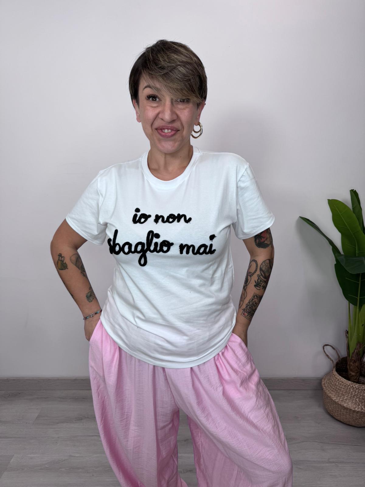 T-SHIRT "NON MI SBAGLIO"