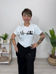 T-SHIRT "NO VABBE'"
