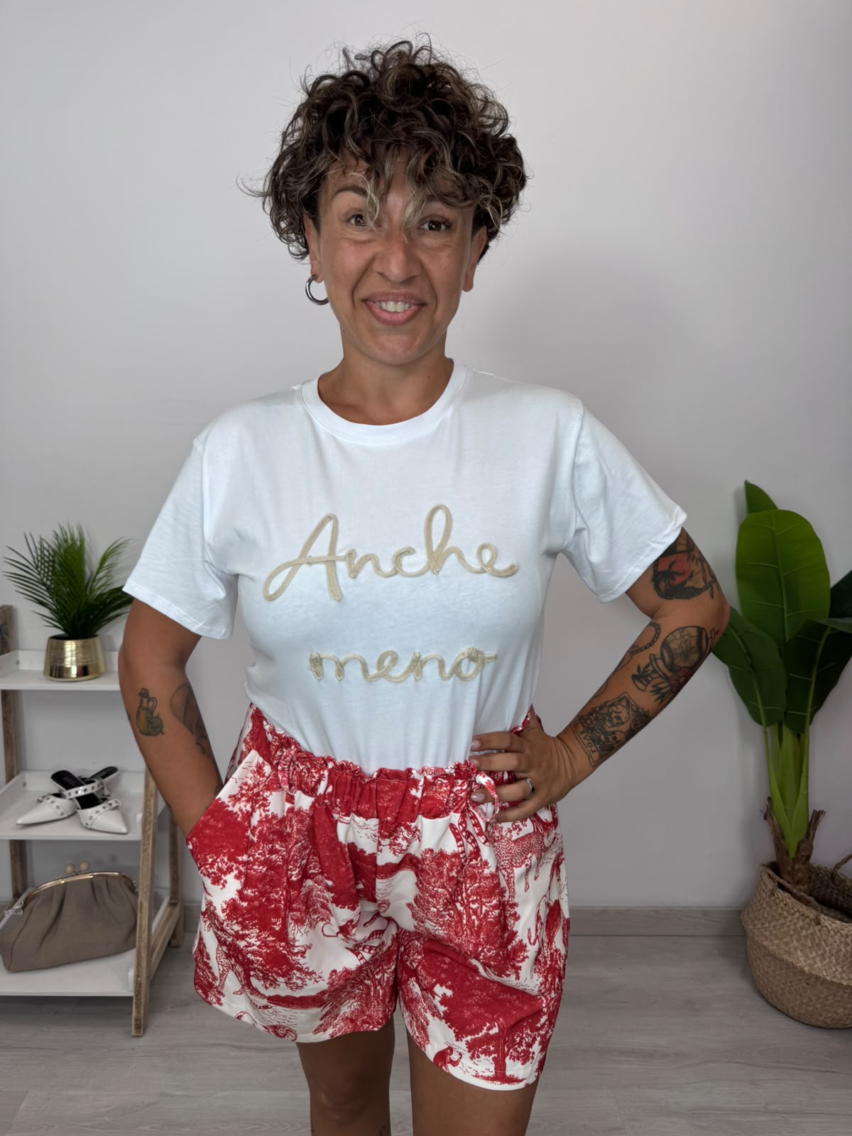 T-SHIRT "ANCHE MENO"