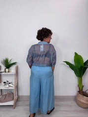 PANTAGONNA JEANS LUNGO