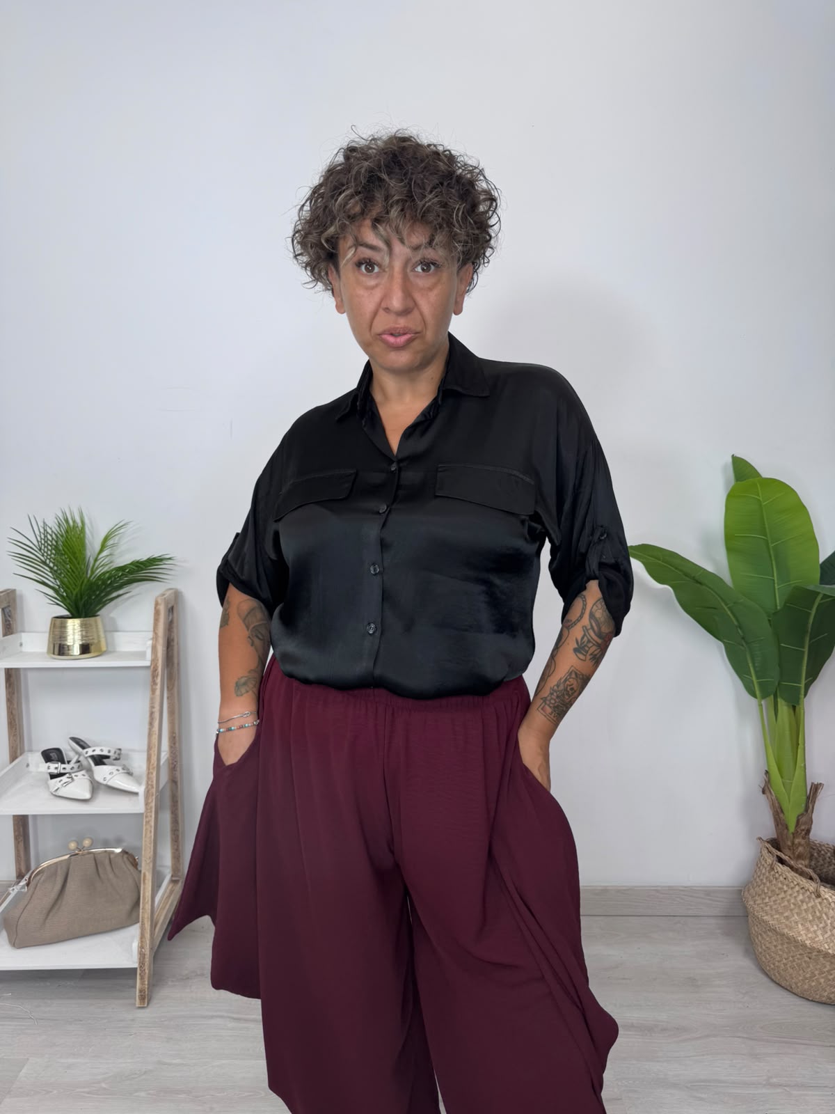 CAMICIA SATIN