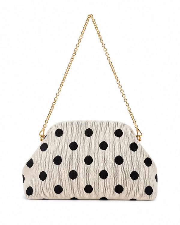 POLKA DOT CLUTCH BAG
