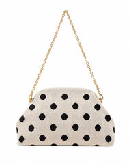 BORSA POCHETTE POIS