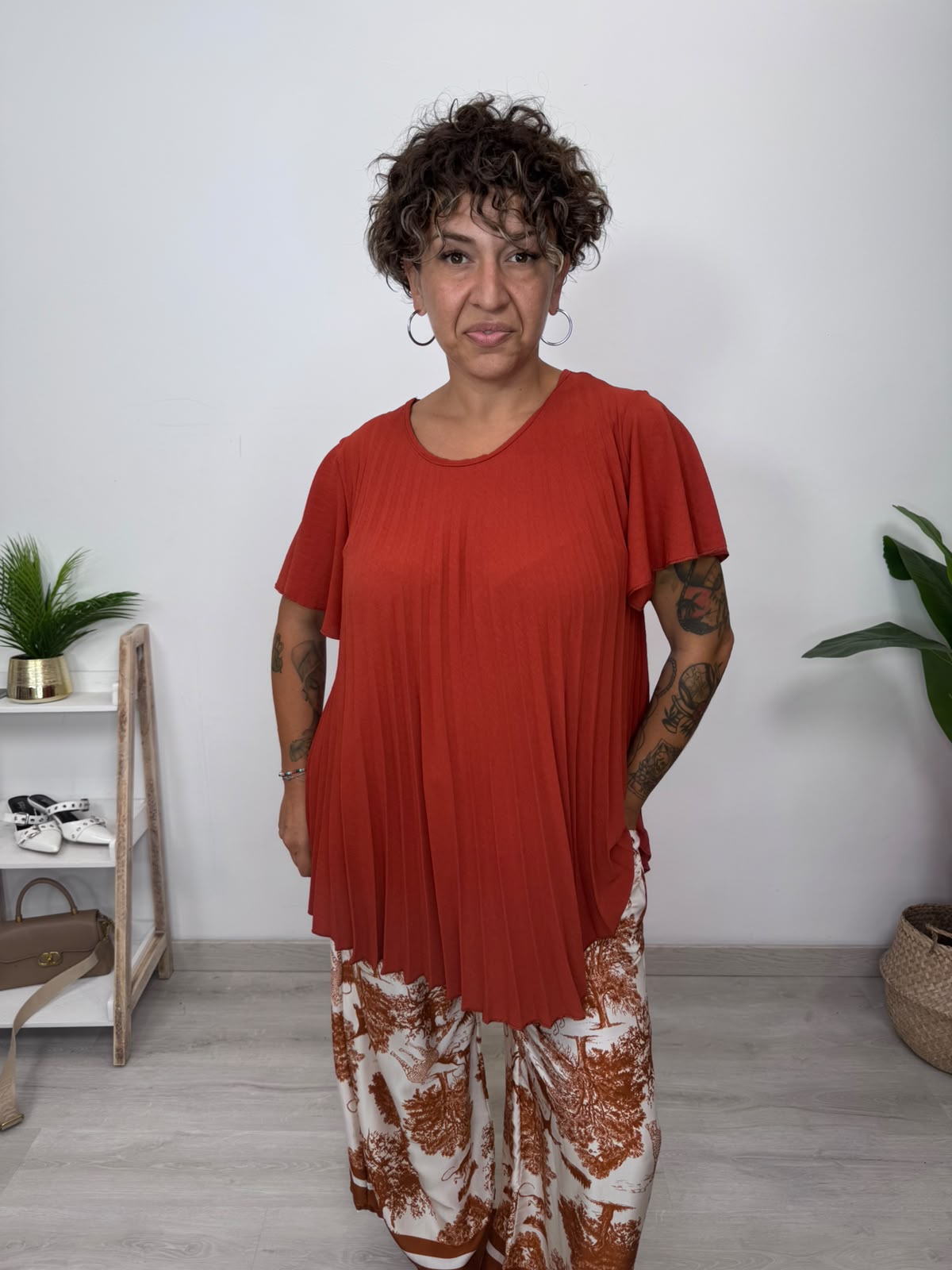 T-SHIRT PLISSE