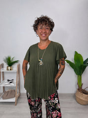 T-SHIRT PLISSE