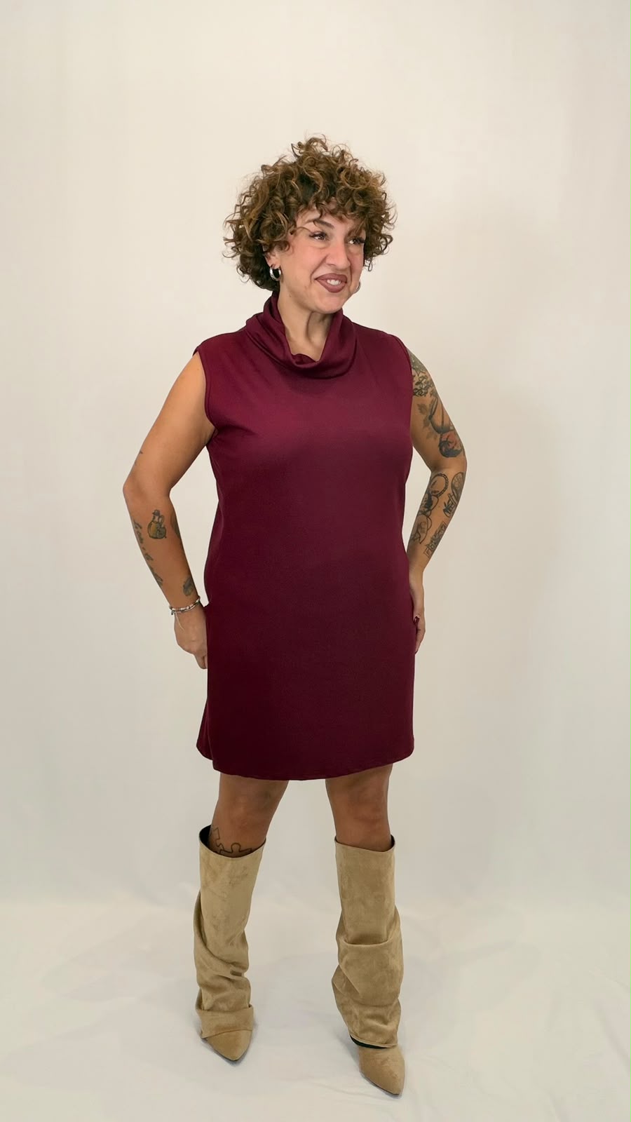 ABITO SMANICATO