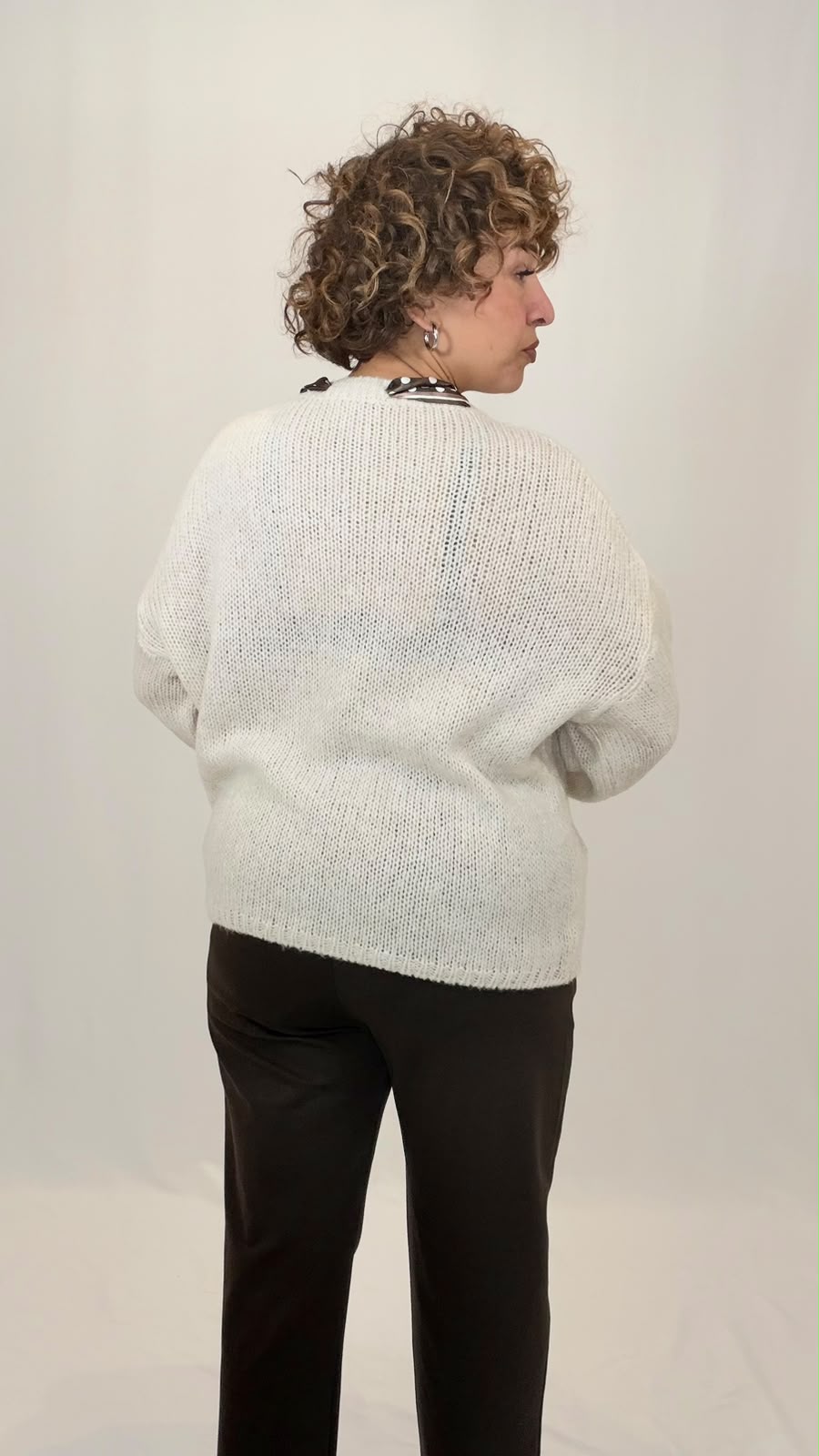 MAGLIONE FOULARD