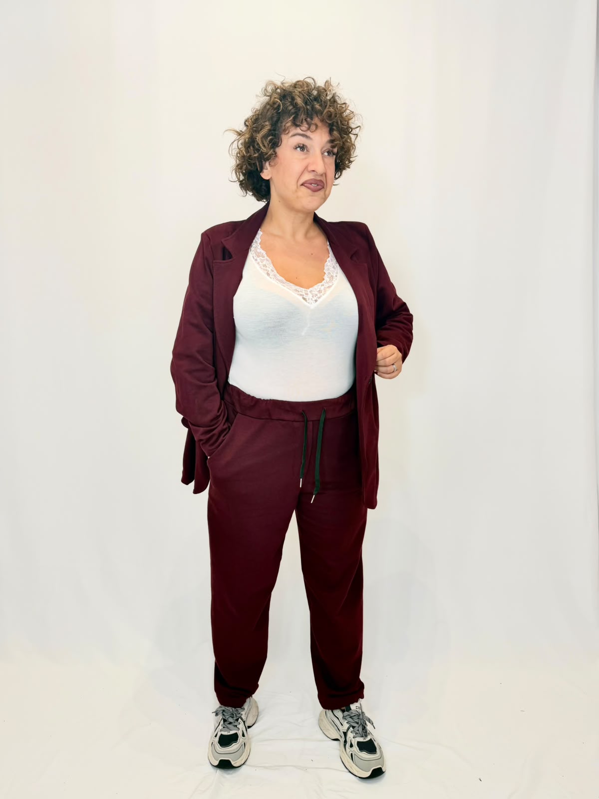 TUTA BLAZER FELPATA