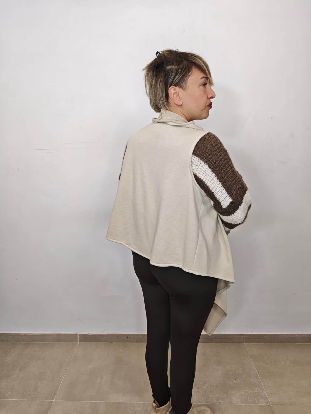GILET MOON beige