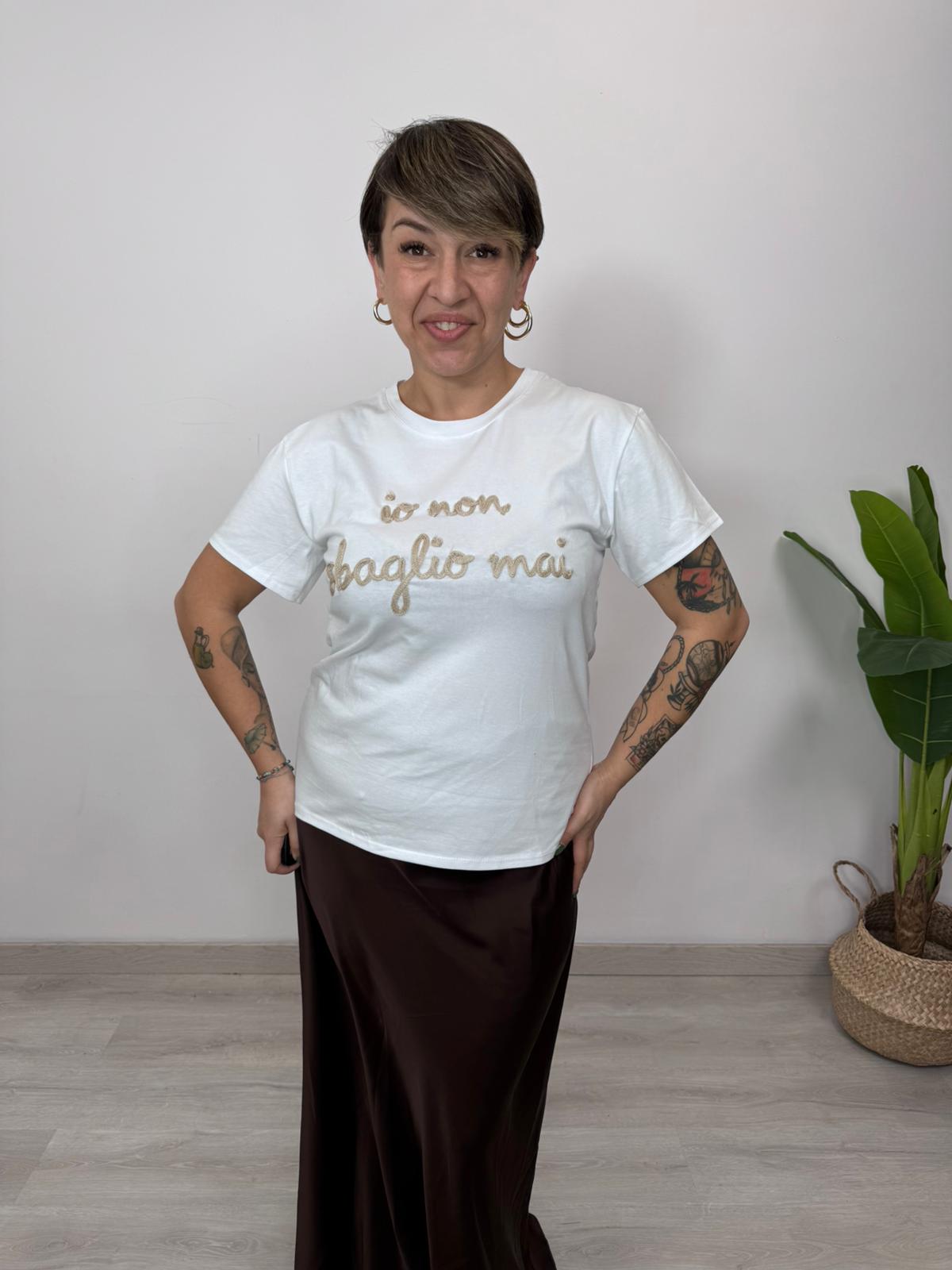T-SHIRT "NON MI SBAGLIO"